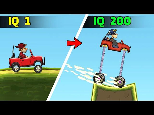 Hill Climb Racing 2 - IQ players level from 0 to 200 (WHICH IS YOURS?)