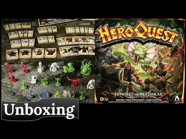 Heroquest: Jungles of Delthrak - Unboxing