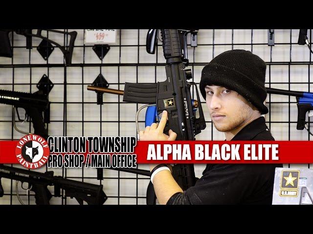 Tippmann US Army Alpha Black Elite M-16 Lone Wolf Paintball Michigan