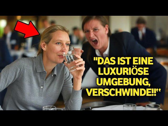 Liberale Kellnerin verspottet Alice Weidel – bis sie erfährt, wem das Restaurant wirklich gehört!