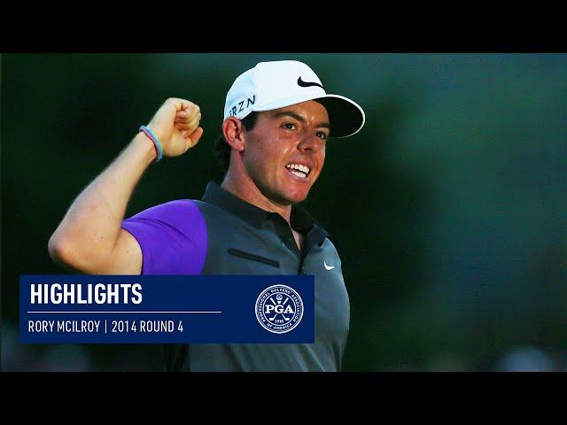 Every Shot from Rory Mcilroy's WINNING Round | 2014 PGA Championship