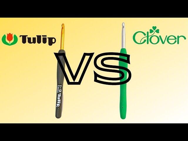 Etimo Tulip VS Clover Armour crochet hooks | Comparison and review of crochet hooks