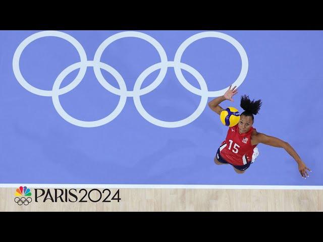 Team USA into fifth consecutive women's volleyball semifinal | Paris Olympics | NBC Sports