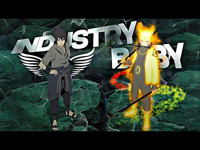 Naruto & Sasuke - Industry Baby [AMV/Edit] | 4K