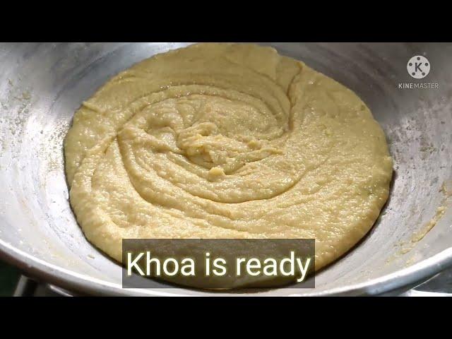 How to prepare Khoa/Khoya/Mawa from Milk cream