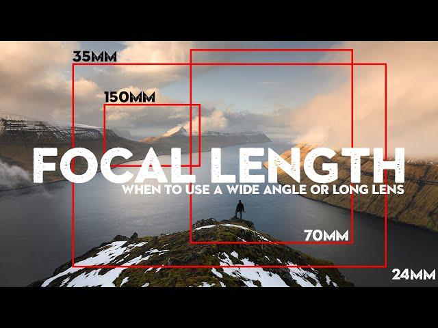 How to choose the BEST FOCAL LENGTH in Landscape Photography | from 14-200mm