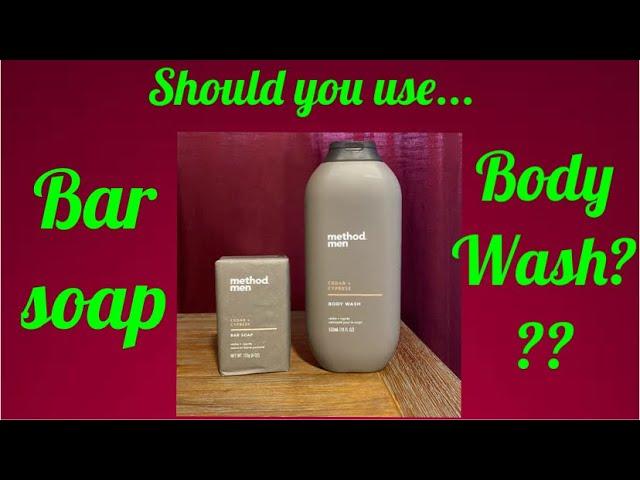 Should you use bar soap or body wash?