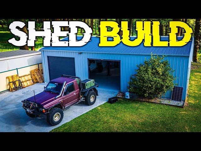 SEE INSIDE my NEW SHED BUILD! The ULTIMATE WORKSHOP!