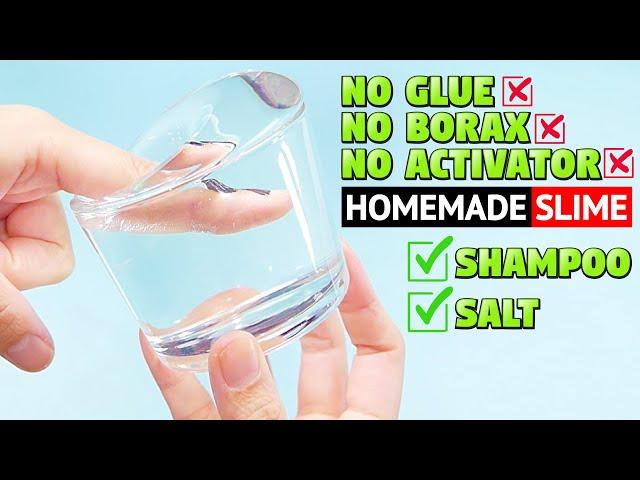 I TRIED TO MAKE SHAMPOO & SALT SLIME NO BORAX NO GLUE/HOMEMADE DIY SLIME/SLIME WITHOUT GLUE BORAX