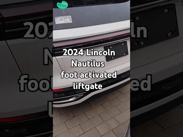 2024 Lincoln Nautilus - How do I use my foot to open the liftgate? #shorts #powerliftgate