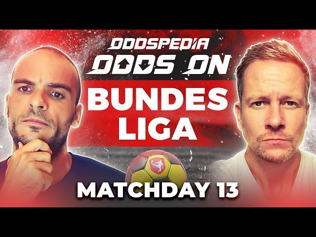 Odds On: Bundesliga - Matchday 13 - Free Football Betting Tips, Picks & Predictions