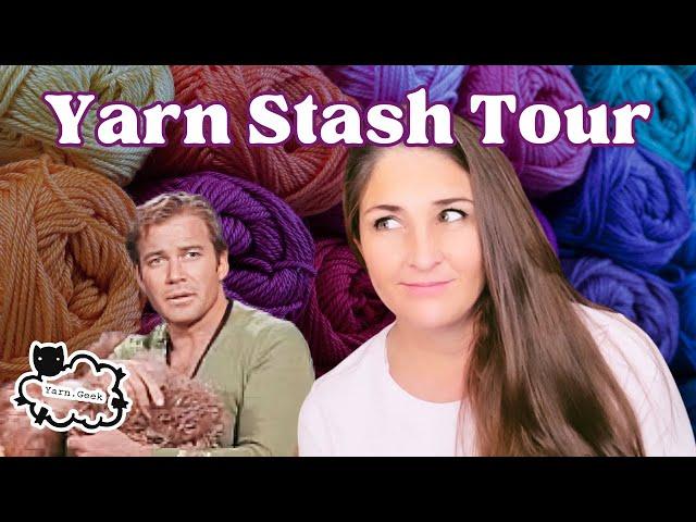 Yarn Stash Tour  ~ The Trouble with (YARN) Tribbles 