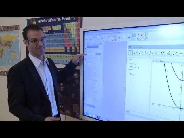 GeoGebra Math Apps in SMART Notebook