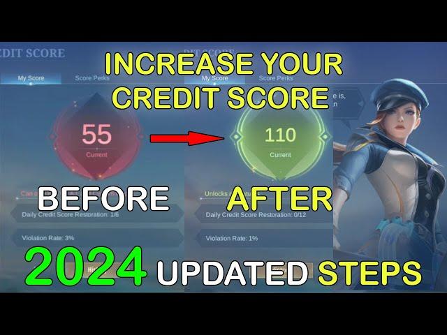 HOW TO INCREASE YOUR LOW CREDIT SCORE IN 2024 | UPDATED STEPS | MLBB