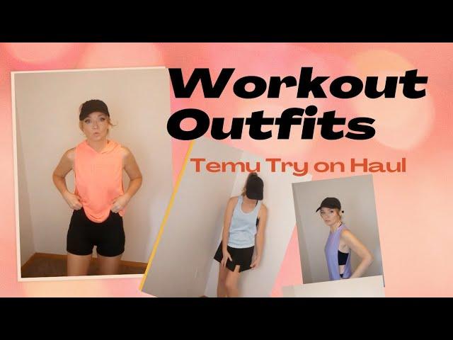 TEMU Try On Haul Workout Clothes Edition!