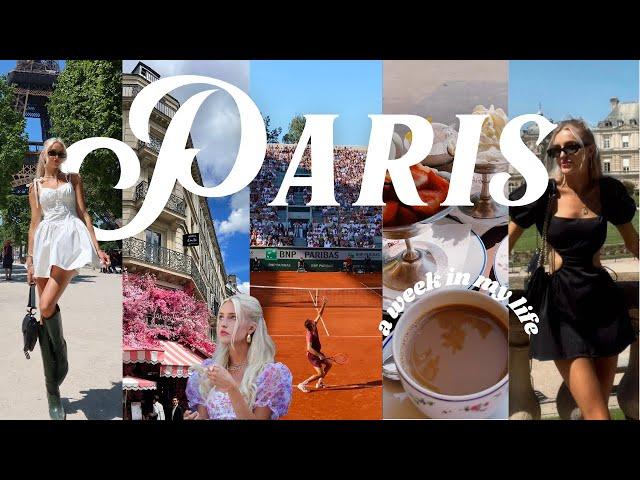 PARIS: week in my life at roland garros, favorite cafes, shopping & more 