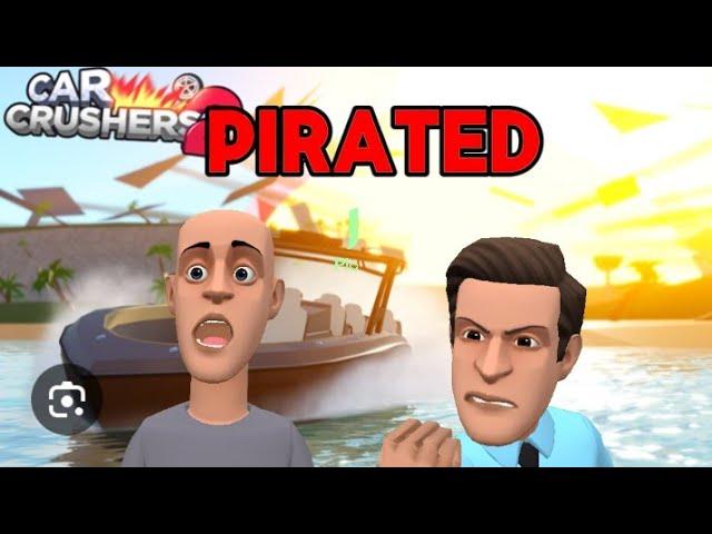 Classic Caillou Plays A Pirated Game Of Car Crushers 2 On Roblox/Arrested/Grounded