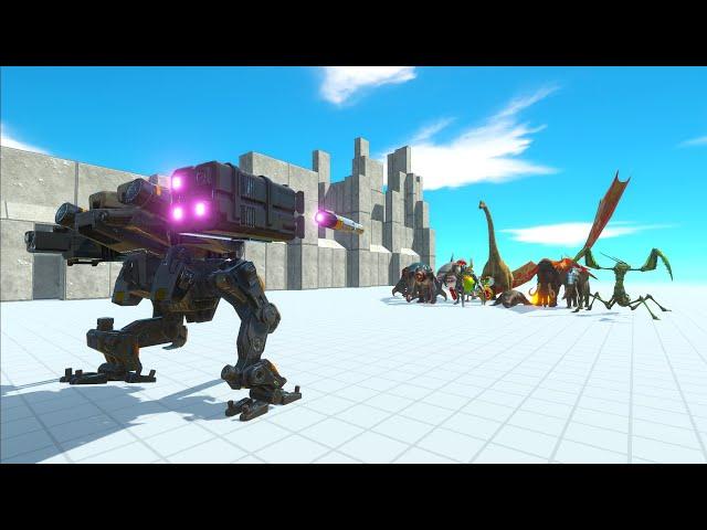 War robot (B.O.S.S) vs all boss (team+) Animal Revolt Battle Simulator