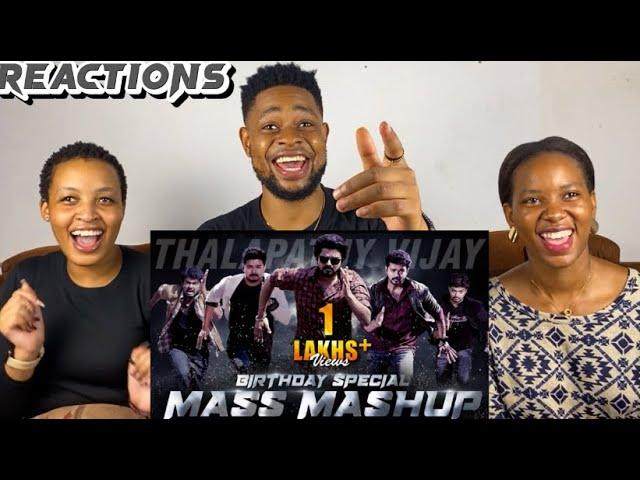 African Friends Reacts To Thalapathy Vijay Birthday Special Mashup 2021 | Jomin Joseph |