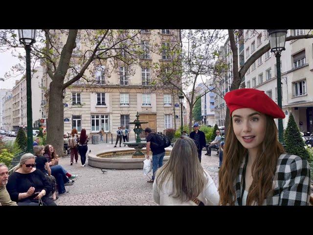 Emily in Paris filming location - Place de l’Estrapade, Paris, France  (4K)