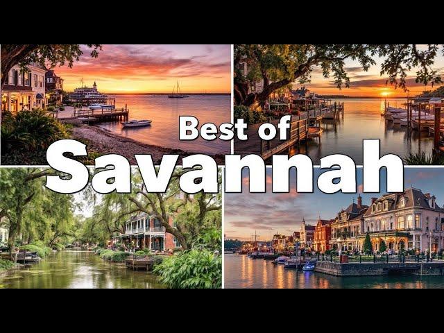 Top 10 Most STUNNING Places in Savannah, Georgia!