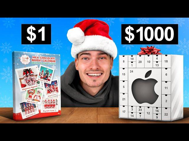 $1 vs $1000 Advent Calendar!