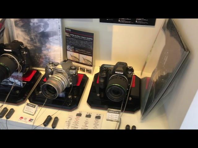 RICOH Imaging Square and Pentax Lenses in Bic Camera