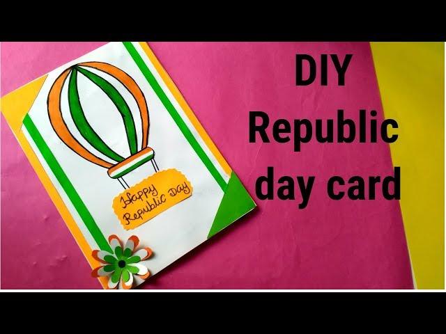 DIY Republic Day Greeting card ideas for Kids/ How to make Republic day card