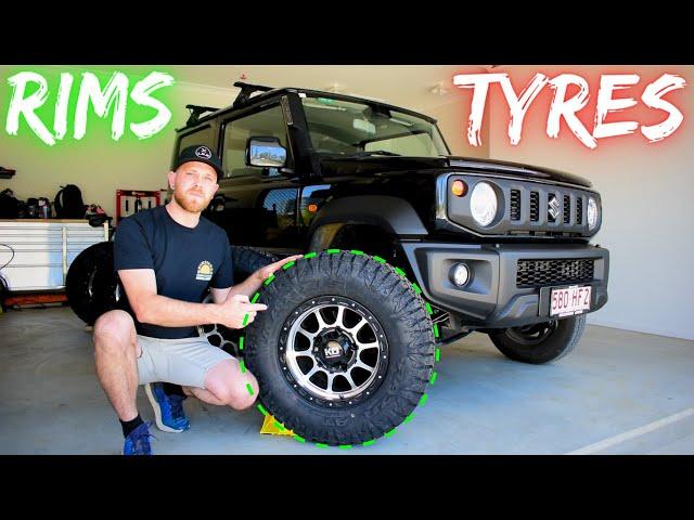 TYRES & RIMS || Suzuki Jimny JB74 Tyre and Wheel Upgrade || Fitting Off-Road 4wd Tyres To My Jimny