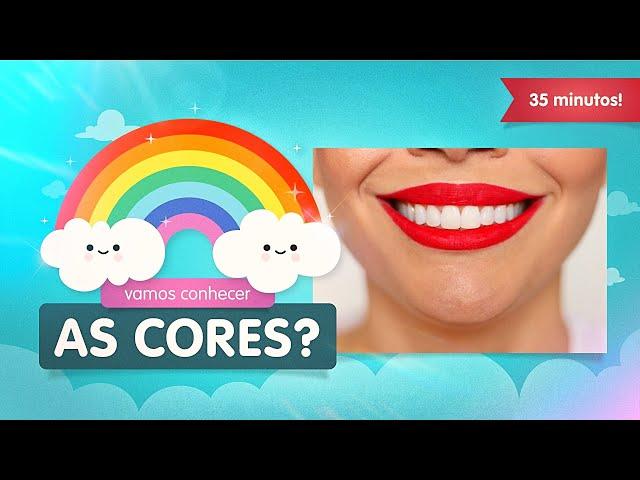 Vamos falar? CORES! Vamos aprender a falar as cores? Compilação com meia hora de músicas educativas!