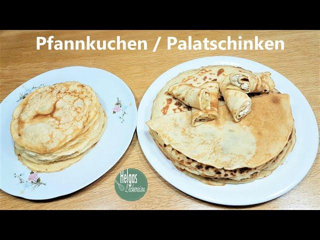 Pfannkuchen,  auch Palatschinken genannt