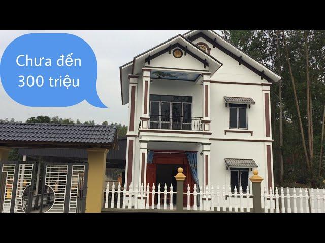 Nhà 2 tầng mái thái cực đẹp giá rẻ ở nông thôn // Đại vlog