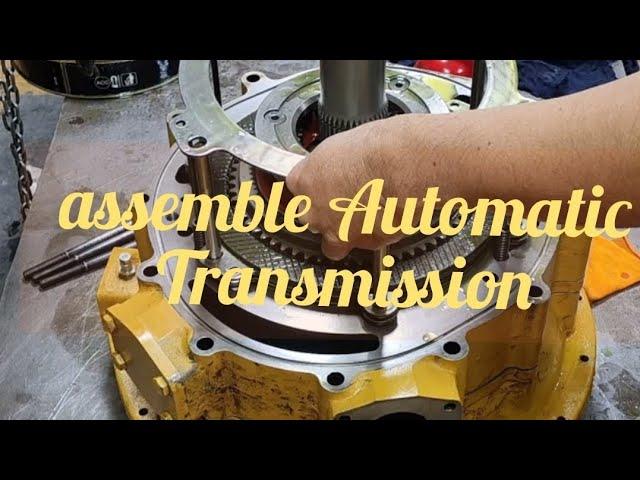 How to assemble Automatic transmission, 966 962 caterpillar wheel loader