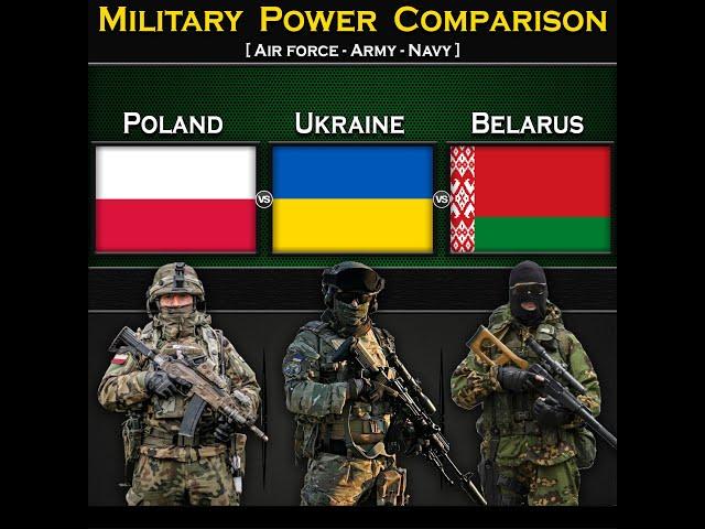 Poland vs Ukraine vs Belarus | Military Power Comparison 2024 | Global Power