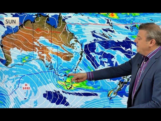 Aussie: Snow! + 7 Day Rainfall as some rain relief continues