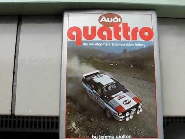 Jeremy Walton Audi quattro book