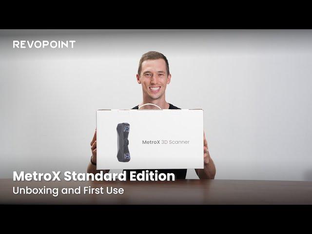 Revopoint MetroX 3D Scanner  Standard Edition: Unboxing & First Use Tutorial