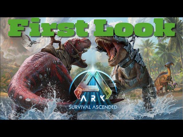 My First 30 Minutes In Ark Survival Ascended!