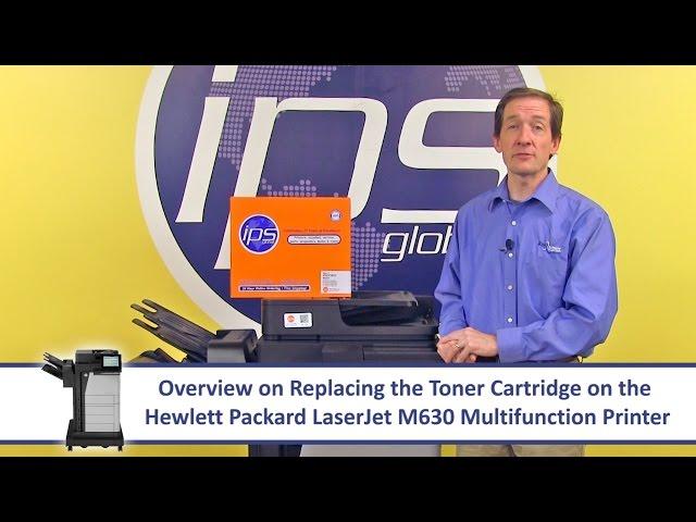 HP M630 - Replacing the Toner