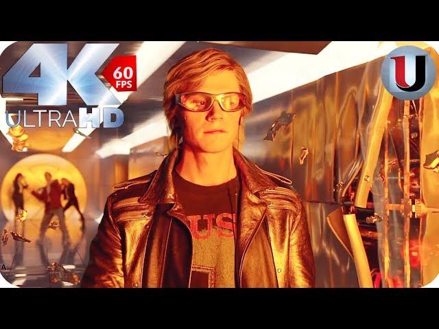 Quicksilver Saves Everyone In Mansion - X-Men Apocalypse -  MOVIE CLIP (4K)