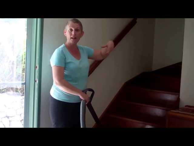 Active Domestics Cleaning the Stairs