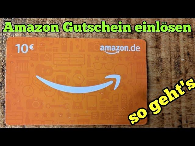 Amazon Gutschein einlösen über Amazon App am Handy