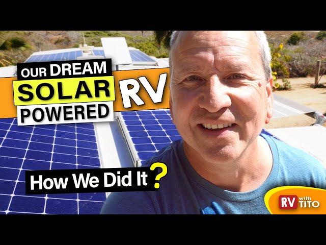 RV Solar Installation from Start-To-Finish (Mounting, Wiring, Controller, Multiplus, Cerbo GX)