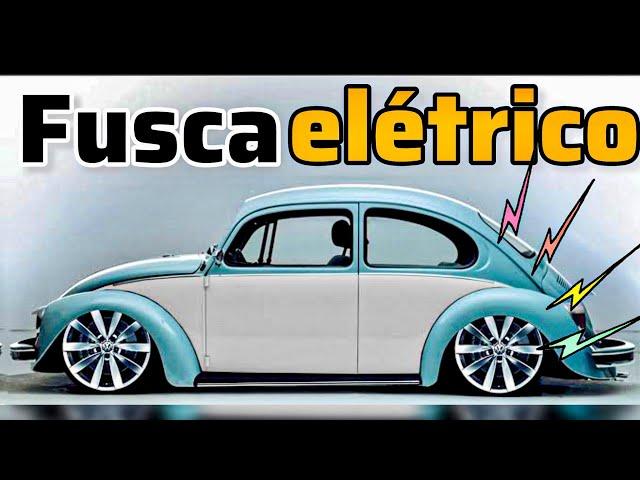 ADAPTEI UM MOTOR ELETRICO EM UM FUSCA. #metalúrgica #automobile #fusca #clubedofusca #carrosantigos
