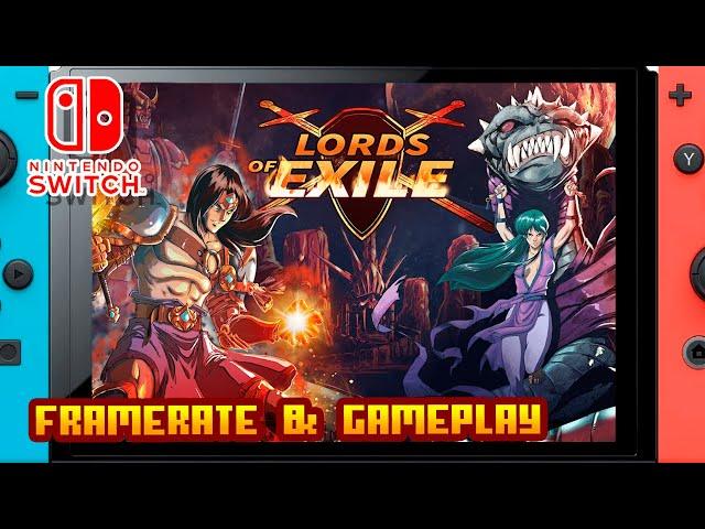 Lords of Exile - (Nintendo Switch) - Framerate & Gameplay