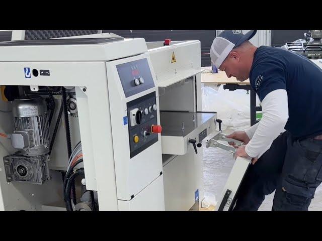 Unboxing the new @SCMGroupSpA Class S630 planer! 24.75” cutter head and 15 hp motor!