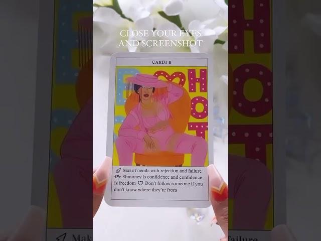 CLOSE YOUR EYES & SCREENSHOT #pickacard #tarot #tarotreading