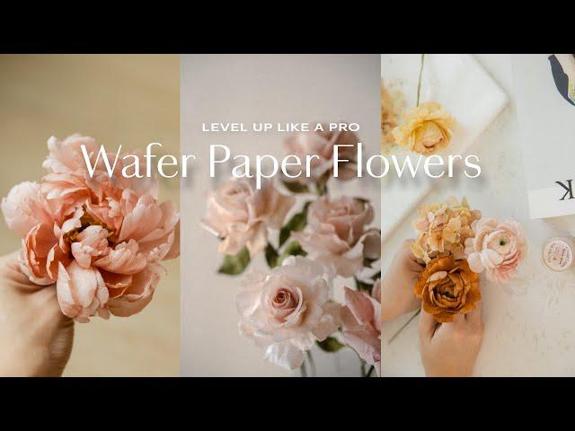 Level up your Wafer Paper Flowers like a PRO today.