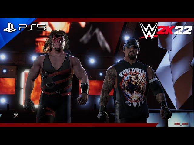 WWE 2K22 The Brothers Of Destruction Entrance || Undertaker '02 Kane '02 || WWE 2K22 || PS5 [4K HDR]