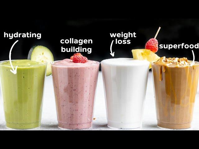 Creamy SUPERFOOD Smoothies without bananas (KETO)